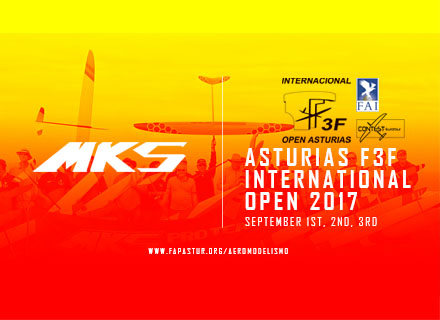 MKS is pleased to support 2017 Asturias F3F Open world cup & Eurotour again!